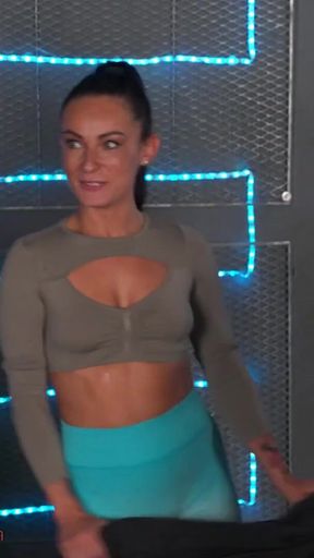 Unforgettable moment from &quot;Fitness Rooms Cute Italian Elena Spano hardcore FFM threesome with gorgeous Czech brunette Lexi Dona&quot;
