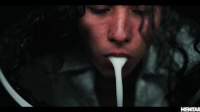Real Life Hentai - Alien Monster Fucks Mia Nix In All Holes In A Toilet