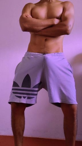Rubbing until I got hard - secret camera under me   Clip 2