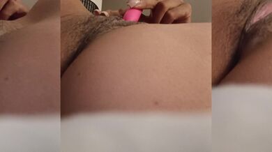 Cum twice; close up clit orgasm with toy