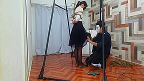 Masochist Woman Tied Up Application
