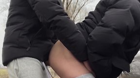Outdoor gay bareback sex