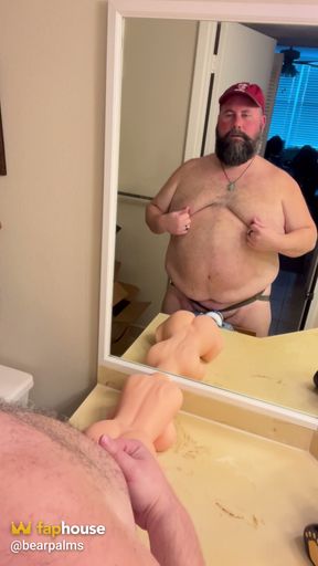 Eating My Load off a Toy Pussy