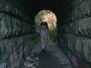 IT Pennywise crazy spitty blowjob mind fuck in public tunnel - Trailer