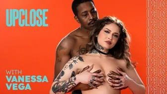 Tattooed Vanessa Vega Takes Isiah Maxwell's Huge Cock in Rough Passionate Fuck