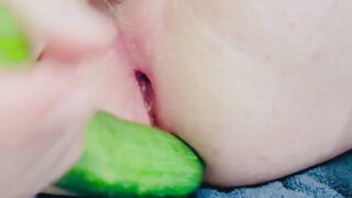 Masturbation, graisse &#8211; film solo fétichiste d&#39;une salope gay blanche amateur baisant son propre cul