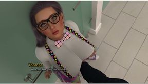 Grandma's House - Gameplay - Roleplay - Teen Masturbated in Front of Couple in Public Restroom