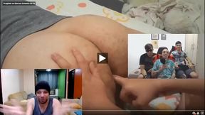 reagindo ao video dos caras do putaria react zoando o meu video dando o meu cu