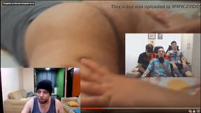 reagindo ao video dos caras do putaria react zoando o meu video dando o meu cu