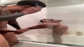 he fucked my wet pussy in the shower