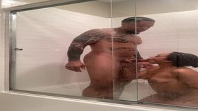 he fucked my wet pussy in the shower