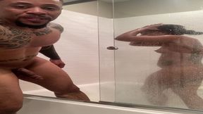 he fucked my wet pussy in the shower