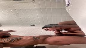 he fucked my wet pussy in the shower