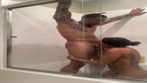 he fucked my wet pussy in the shower