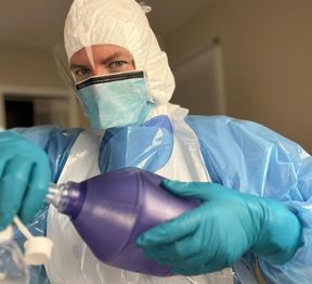 PROTECTED HYGENIENIST GIVES YOU GAS AND A CLEANING
