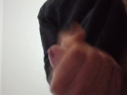 LENS COVERED WITH CUM (by cumming I got everything wet)