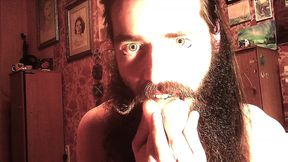 Man With Beard Licking Pussy