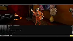 Goddess Entices Gamer in Sultry 3D Fantasy Romance