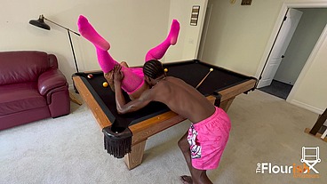Pool Hall Sex Games of Phantom Strokes and Mochi on Flourish Amateurs