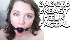 Gagged Lactation Facial