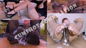 Cumshot Compilation Volume 3 - More Jack x Loren Nylon Cum Creaming (Pantyhose Footjobs 4 - 6) Close-Ups, Slow-Mos and lots of CUM PLAY