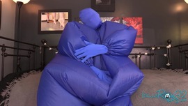 Inflatable Blue Lady