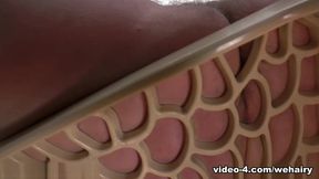 Sexy Kitchen Masturbation With The Red Bunny