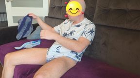 Striptease in a Transparent Thong