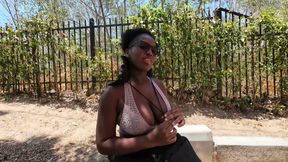 Breaking Her In Ebony Newbie Outdoor Model Casting Nice Ass Tits Pierced Slim Thick Bitch Got The Hoe Path Walking - Jhodez1