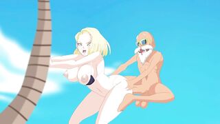 Android Quest for the Nuts - Dragon Ball Part two - Lusty