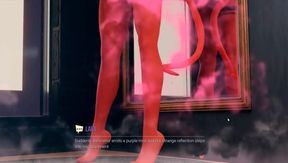 Lara and the Mirror of Shamhain Parody Hentai Game Ep.4 Shemale Demon Use My Boobs for a Hot Titjob!