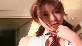 Shy Japanese Beauty Reveals Her Horny Little Twat