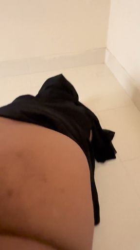 Fucking a Beautiful Hot Maid with big ass in Saudi Arabia - Anal Cum   Clip 1