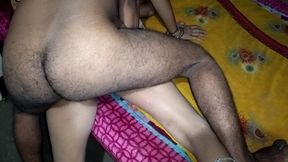 Spit on the Aunty's Bed and Fucked Her Ass