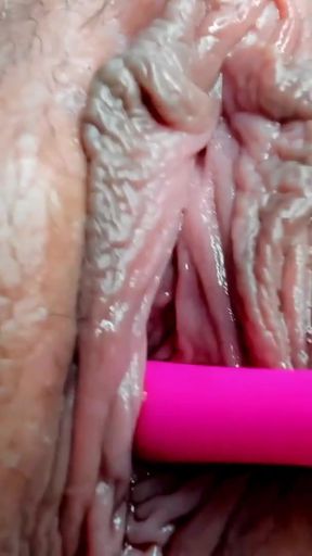 Thrilling moment from "See how Salome, the webcam star, enjoys being your personal slut, using toys in her tight pussy,"