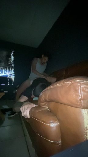 White Boy Takes a Pounding From Big Latin Dick