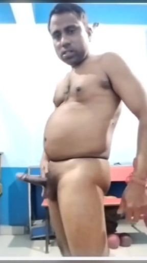 Spectacular moment from &quot;#Undressing  and own cum eating Indian pornstar ravi and Gigolo boy ravi having big black cock and&quot;