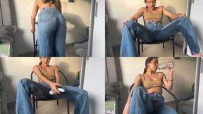Wet Denim Seduction | Soaked & Toyed | COMPLETE PART