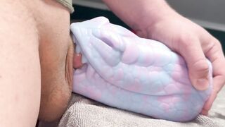 Sweetheart deer drills a bad dragon maw and erupts!