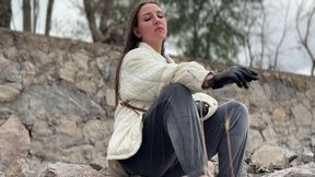 Elegant Puff Smoke Tease POV