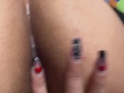 Oliendo y chupando CULO apestoso y MAL oliente de mi amiga sudada