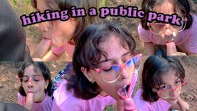 blowjob in an outdoor park (subtitled) - HD