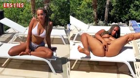 Ersties - Heißer Nachmittag im Pool mit der 18-jährigen Wassernixe Naomi