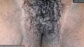 Stepmother's filthy hairy twat gets pounded by massive black cock&#x1F32D;, creampie and cumshot extravaganza