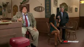 Desperate Guys Beg To Fuck A Sexy Lady In The Bar's Steamy Night