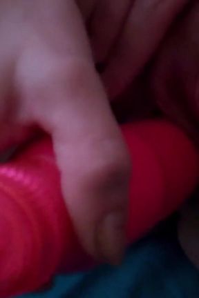 Big dildo masturbation in POV amateur camera to seduce and to make you cum with from true authentic big tits American girl