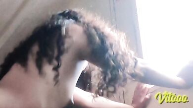 Look how I fuck my latina friend doggystyle in real couple POV