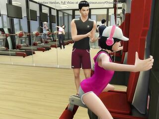 Banging My Girlfriend At The Gym During the time that Everybody Watches - sims 4 - CG Comics