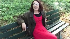 Older German slut enjoys deepthroat in first-person view