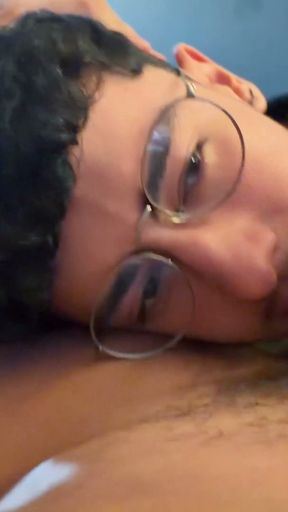 He Sucks My Balls and Takes My Milk After Running